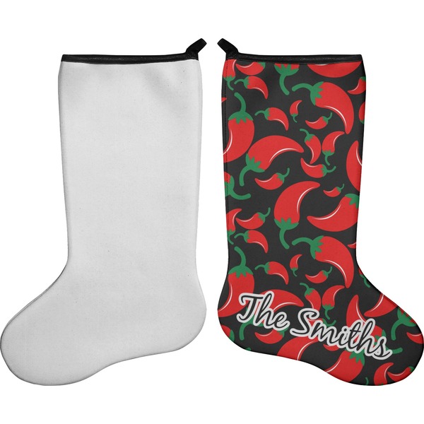 Chili Peppers Stocking - Single-Sided - Approval