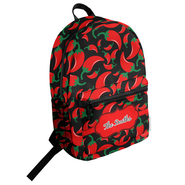 Custom Chili Peppers Student Backpack (Personalized)