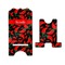 Chili Peppers Stylized Phone Stand - Front & Back - Large