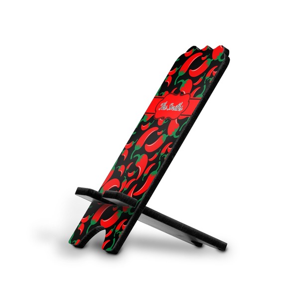 Custom Chili Peppers Stylized Cell Phone Stand - Large (Personalized)