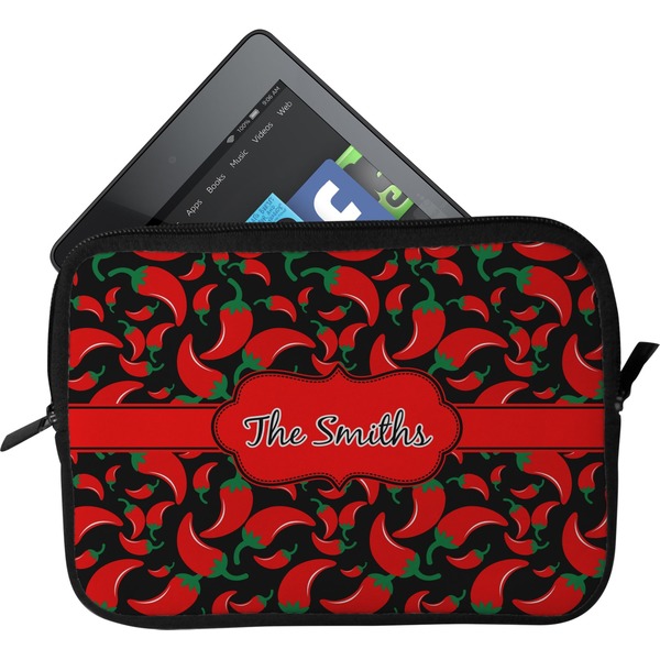 Custom Chili Peppers Tablet Case / Sleeve - Small (Personalized)