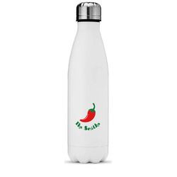 Chili Peppers Water Bottle - 17 oz. - Stainless Steel - Full Color Printing (Personalized)