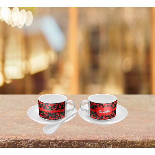 Chili Peppers Tea Cup Lifestyle