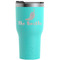Chili Peppers Teal RTIC Tumbler (Front)