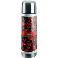 Chili Peppers Stainless Steel Thermos (Personalized)