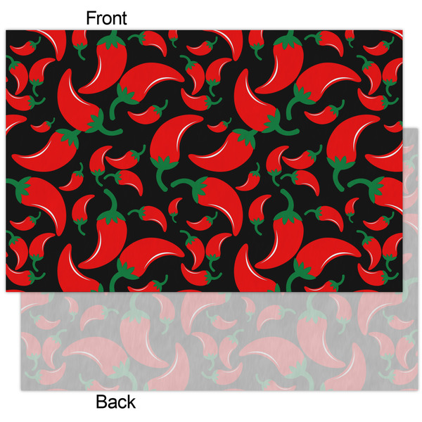 Chili Peppers Tissue Paper - Heavyweight - XL - Front & Back