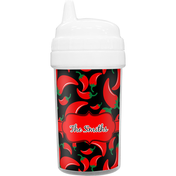 Custom Chili Peppers Sippy Cup (Personalized)