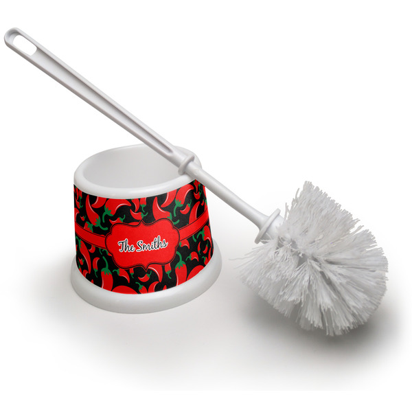 Custom Chili Peppers Toilet Brush (Personalized)