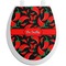 Chili Peppers Toilet Seat Decal (Personalized)