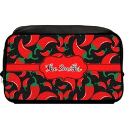 Chili Peppers Toiletry Bag / Dopp Kit (Personalized)