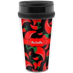 Chili Peppers Acrylic Travel Mug without Handle (Personalized)