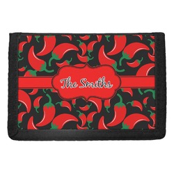 Chili Peppers Trifold Wallet (Personalized)