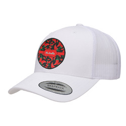 Chili Peppers Trucker Hat - White (Personalized)