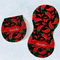 Chili Peppers Burp Pads - Velour - Set of 2 w/ Name or Text