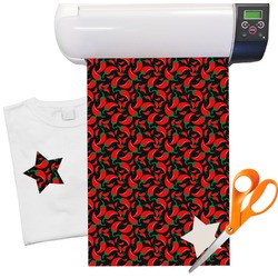 Chili Peppers Heat Transfer Vinyl Sheet (12"x18")