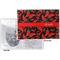 Chili Peppers Vinyl Passport Holder - Flat Front and Back