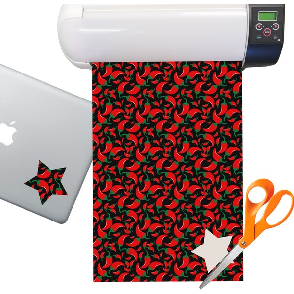 Custom Chili Peppers Sticker Vinyl Sheet (Permanent)
