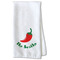 Chili Peppers Kitchen Towel - Waffle Weave - Partial Print (Personalized)