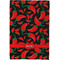 Chili Peppers Waffle Weave Towel - Full Color Print - Approval Image
