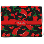 Chili Peppers Kitchen Towel - Waffle Weave - Full Color Print (Personalized)