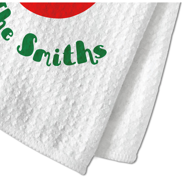 Chili Peppers Waffle Weave Towel - Closeup of Material Image