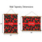 Chili Peppers Wall Hanging Tapestries - Parent/Sizing