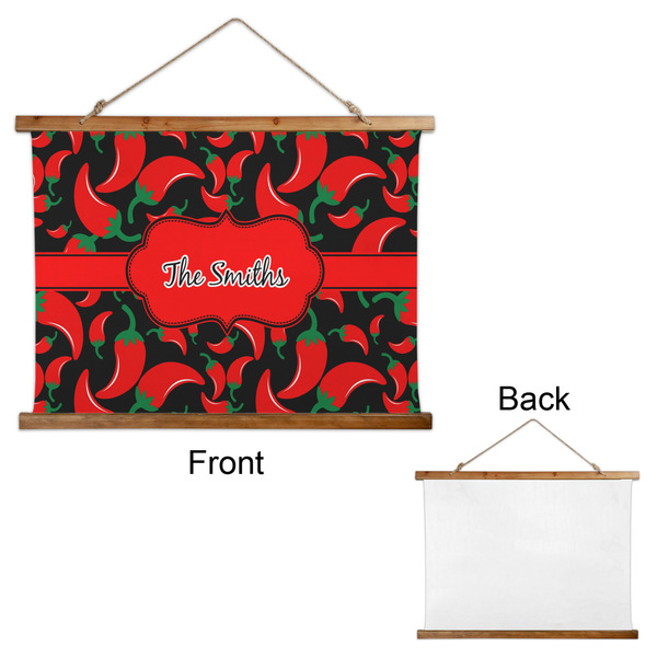 Chili Peppers Wall Hanging Tapestry - Landscape - APPROVAL