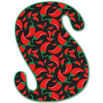 Chili Peppers Letter Decal - Small (Personalized)