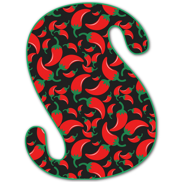 Custom Chili Peppers Letter Decal - Custom Sizes (Personalized)