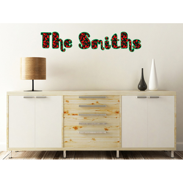 Chili Peppers Wall Name Decal On Wooden Desk