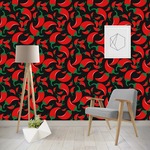 Chili Peppers Wallpaper & Surface Covering (Water Activated - Removable)