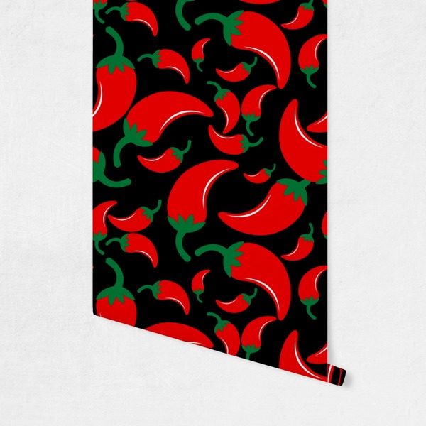 Chili Peppers Wallpaper on Wall