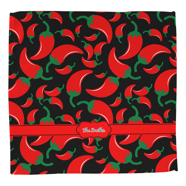 Chili Peppers Washcloth - Front - No Soap