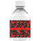 Chili Peppers Water Bottle Label - Back View