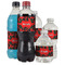 Chili Peppers Water Bottle Label - Multiple Bottle Sizes