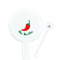 Chili Peppers Round Plastic Stir Sticks (Personalized)