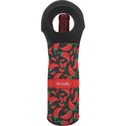 Chili Peppers Wine Tote Bag (Personalized)