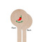 Chili Peppers Wooden 7.5" Stir Stick - Round - Single Sided - Front & Back