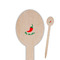 Chili Peppers Wooden Food Pick - Oval - Closeup