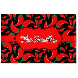 Chili Peppers Woven Mat (Personalized)