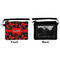 Chili Peppers Wristlet ID Cases - Front & Back