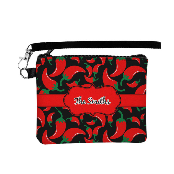 Custom Chili Peppers Wristlet ID Case w/ Name or Text