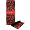 Chili Peppers Yoga Mat with Black Rubber Back Full Print View