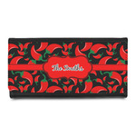 Chili Peppers Leatherette Ladies Wallet (Personalized)