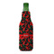 Chili Peppers Zipper Bottle Cooler - FRONT (bottle)