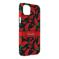 Chili Peppers iPhone Case - Plastic - iPhone 14 Plus (Personalized)