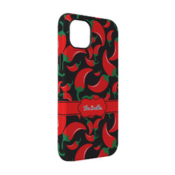 Chili Peppers iPhone Case - Rubber Lined - iPhone 14 Pro (Personalized)