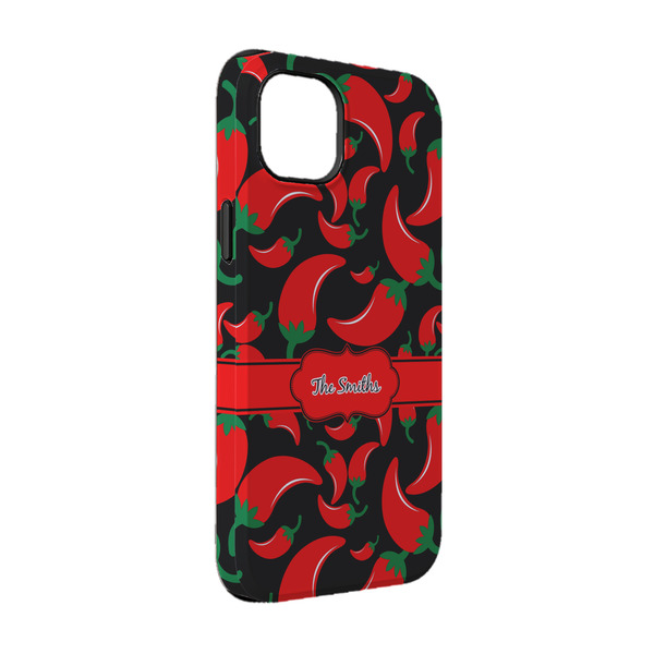 Custom Chili Peppers iPhone Case - Rubber Lined - iPhone 14 (Personalized)
