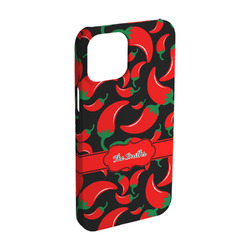 Chili Peppers iPhone Case - Plastic - iPhone 15 Pro (Personalized)