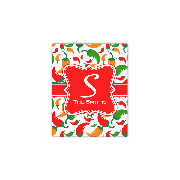 Colored Peppers 11x14 - Canvas Print - Front View